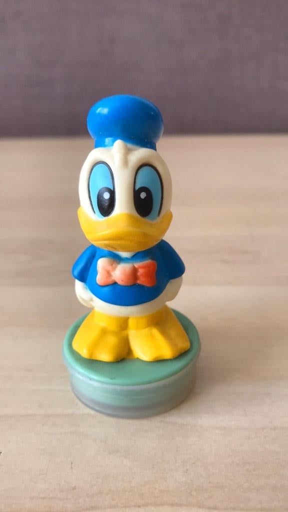 Vintage Stempel Donald Duck Tomy en Mickey Mouse Bully, Ophalen of Verzenden, Donald Duck, Beeldje of Figuurtje