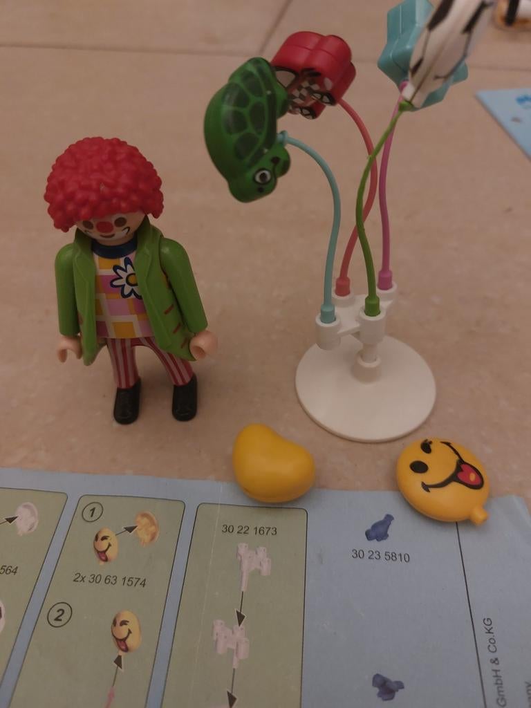 Playmobil ballonverkoper clown, Ophalen of Verzenden
