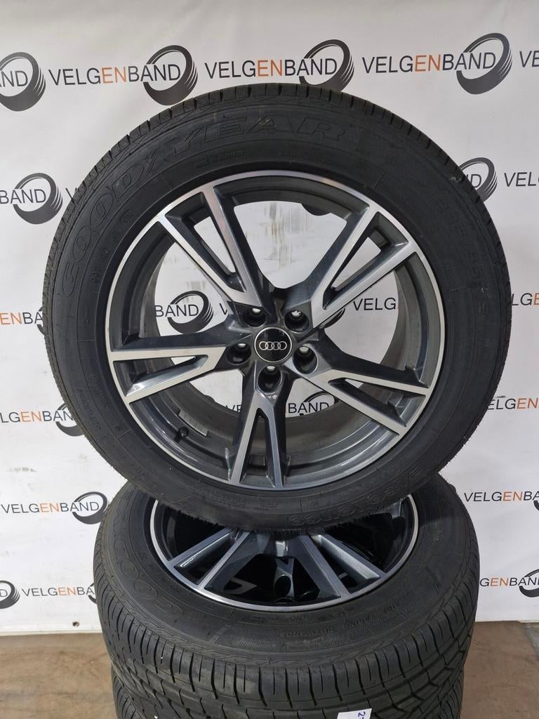 Zomerset Audi Q5 FY 235 55 19 zgan 5x112 66.5 zomerbanden, 19 inch, Gebruikt, Banden en Velgen, Ophalen of Verzenden