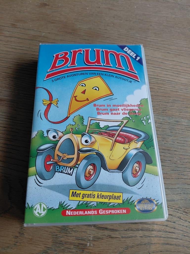 Brum deel 1 videoband., Alle leeftijden, Ophalen of Verzenden, Gebruikt, Kinderprogramma's en -films