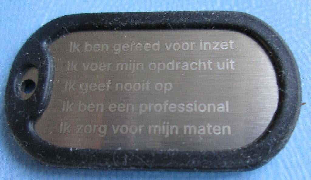Identificatie plaatje defensie: Bonum non absurdum, Ophalen of Verzenden, Landmacht, Nederland, Overige typen