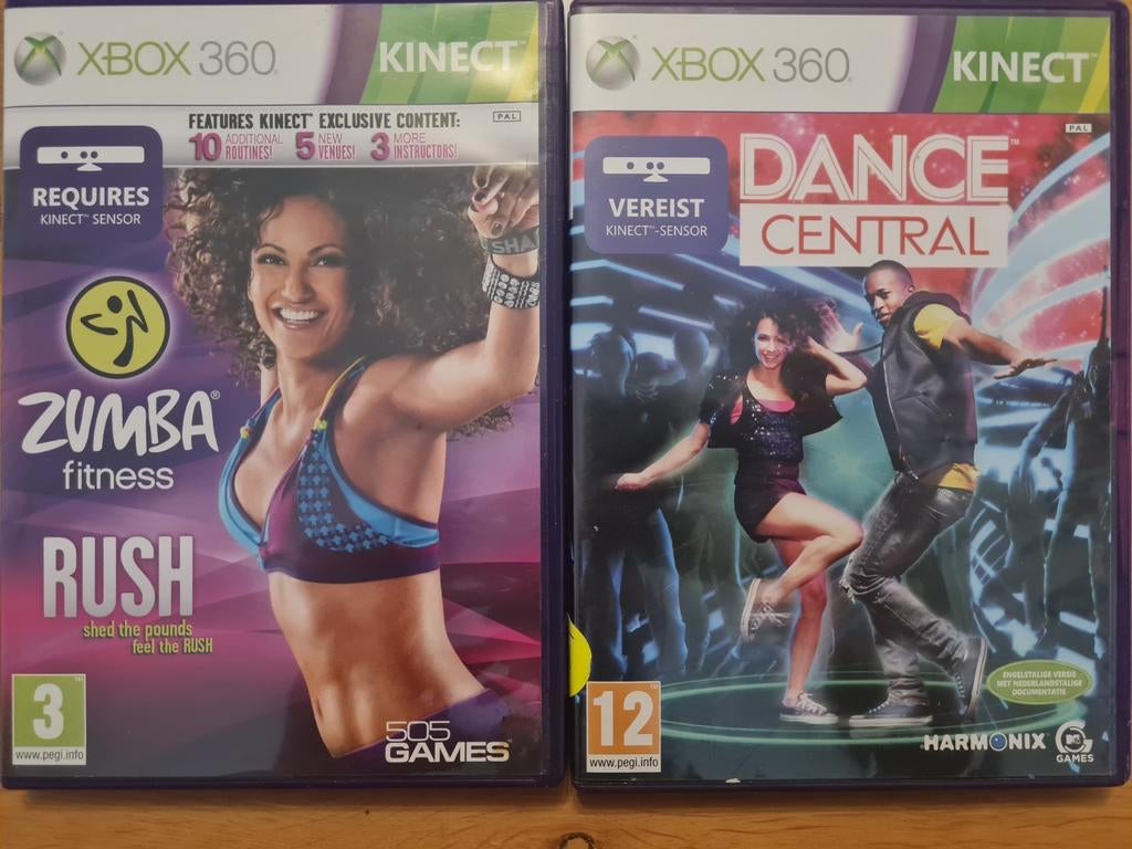 Xbox 360 kinect games, Ophalen, Muziek, Gebruikt, 2 spelers