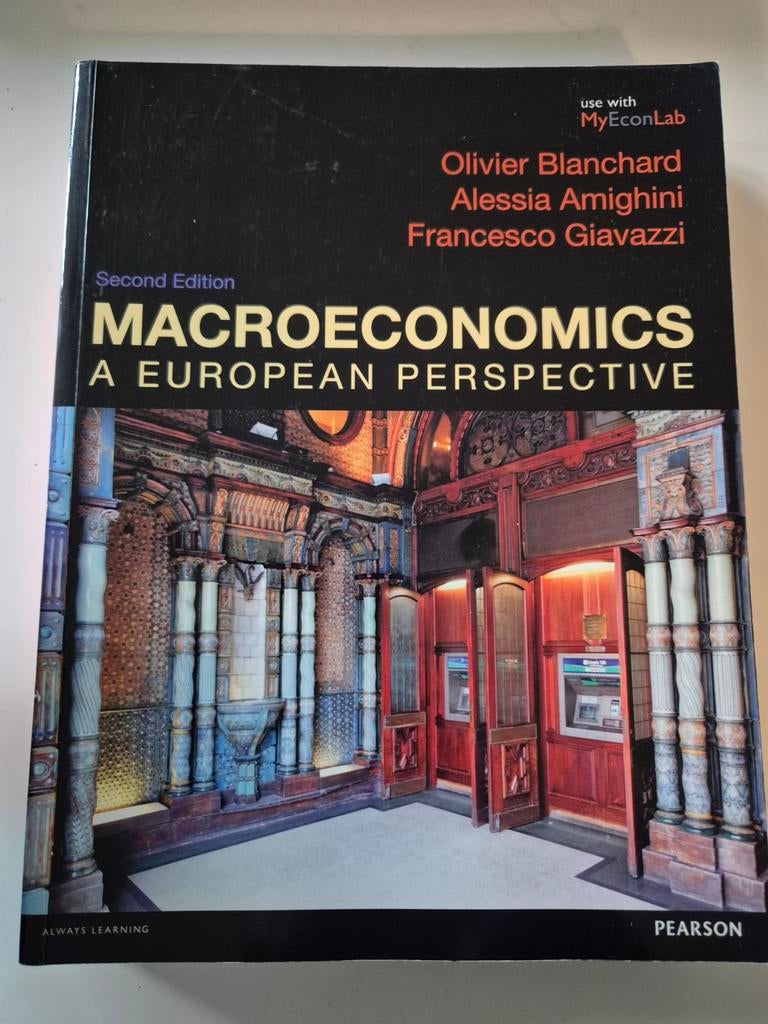 Macroeconomics: a European Perspective, Boeken, Ophalen, Economie en Marketing