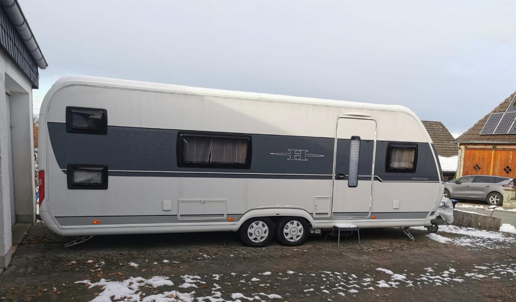 CARAVAN HOBBY PRESTIGE KFU650 1E EIG, BJ 2018, Rondzit, Hobby, Particulier, Schokbreker