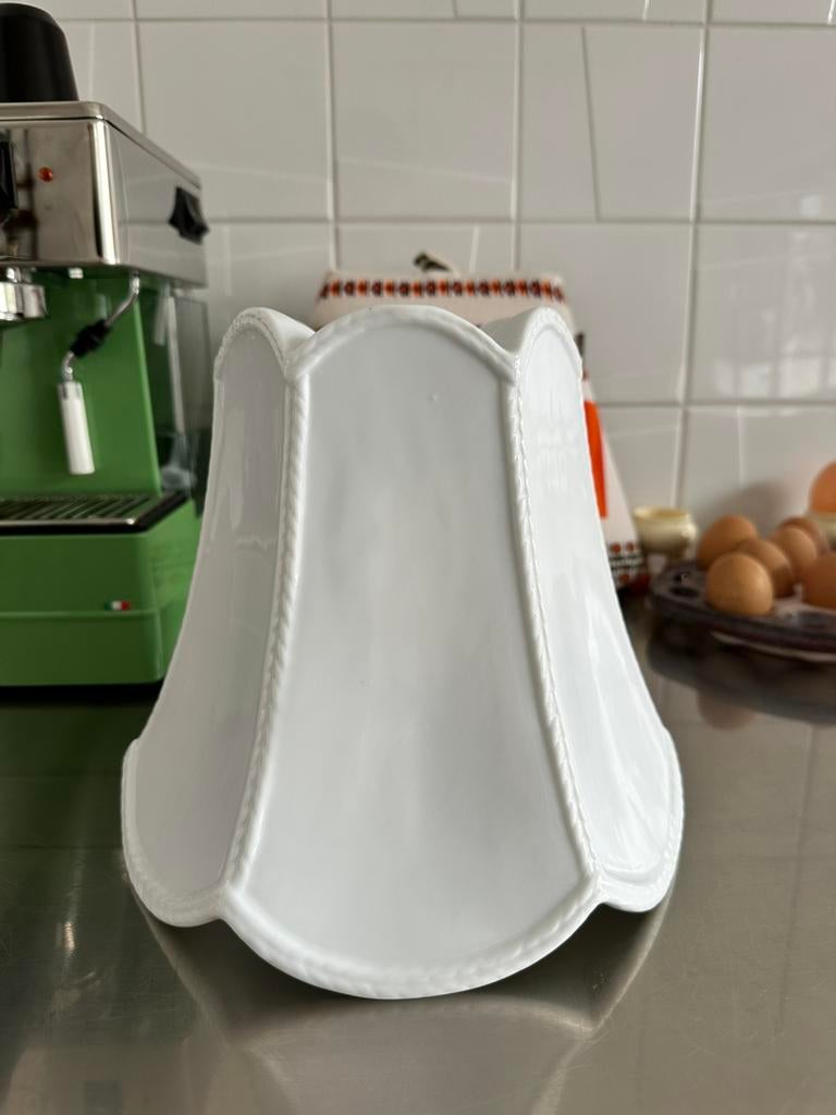 Broste Copenhagen Lampenkap XL Lamp Porselein, X, Rond, Ophalen of Verzenden, Zo goed als nieuw