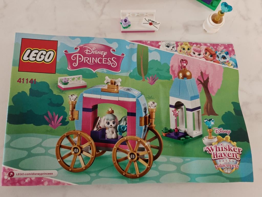 LEGO Disney Princess 41141 Pumpkin's Koninklijke Koets, Ophalen of Verzenden, Zo goed als nieuw, Complete set, Lego