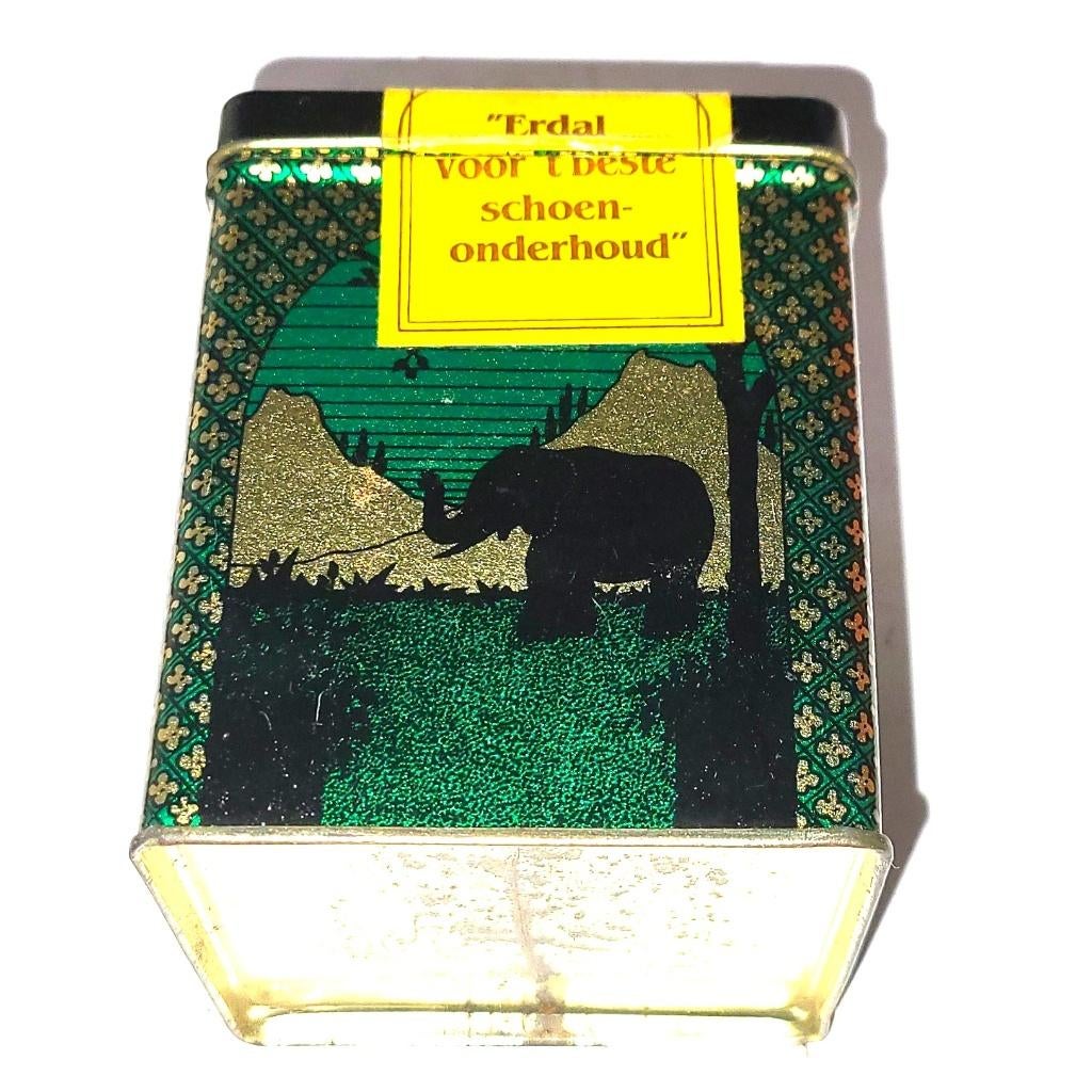 Vintage Erdal schoenpoets blik, Ophalen of Verzenden, Gebruikt, Overige