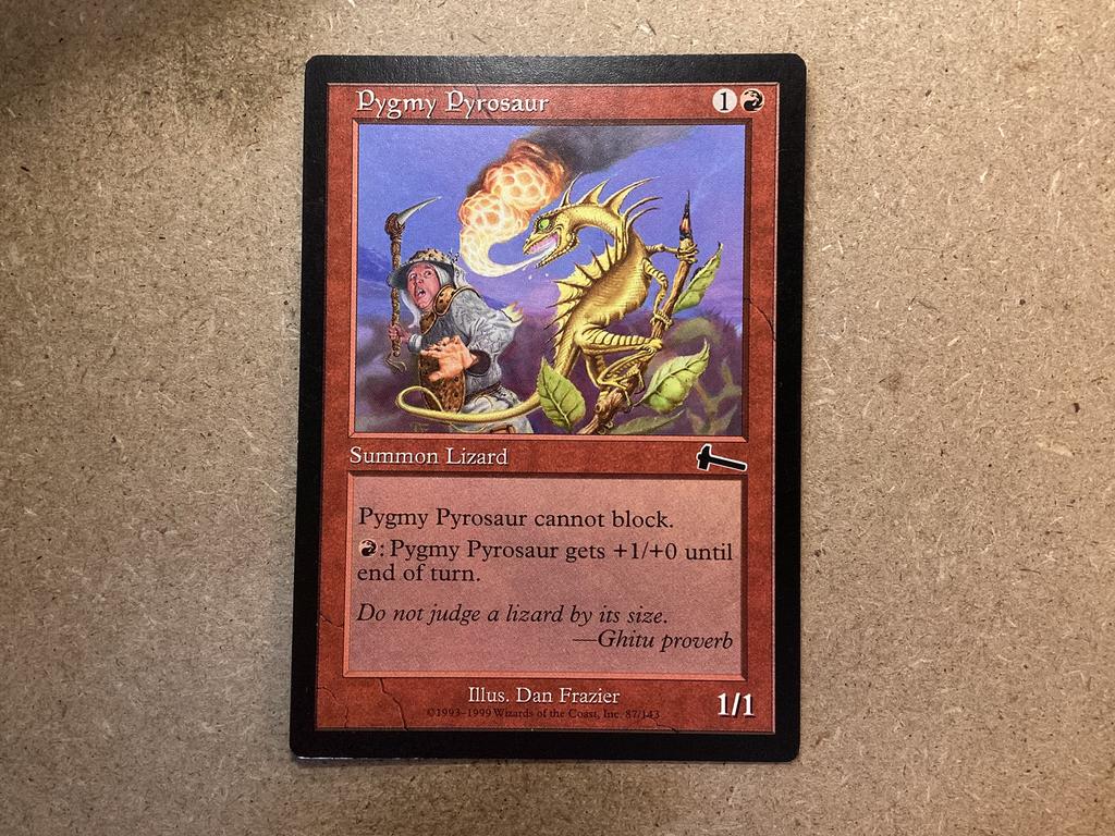 1x Pygmy Pyrosaur [087/143] (Excellent), Ophalen of Verzenden, Zo goed als nieuw, Losse kaart