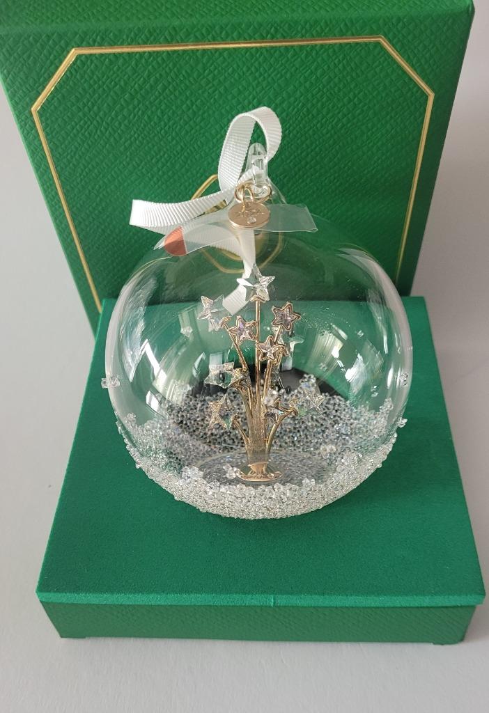 Swarovski 2024 Kerstbal Ornament Lim-Ed. Kristallijn Shop, Verzamelen, Swarovski, Verzenden, Wattens, Nieuw, Swarovski @.com