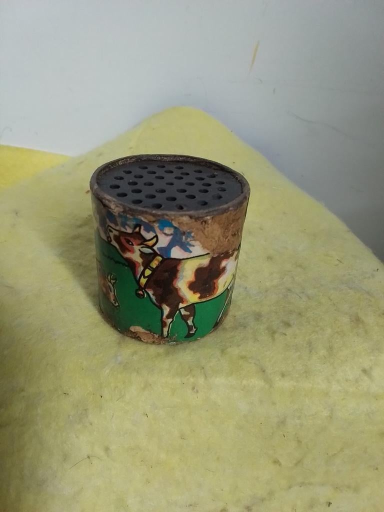 2910) antiek potje met koeien geluiden, Ophalen of Verzenden