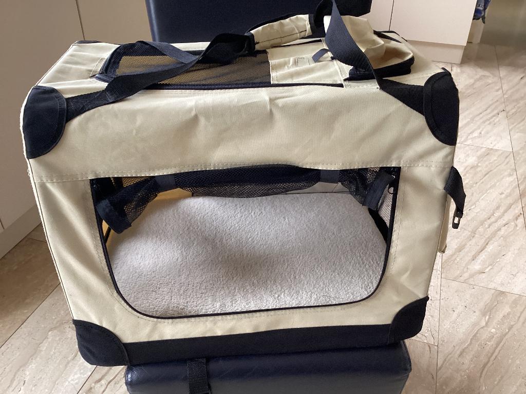Reistas voor de hond., Ophalen, 40 tot 60 cm, 30 cm of meer, Beige