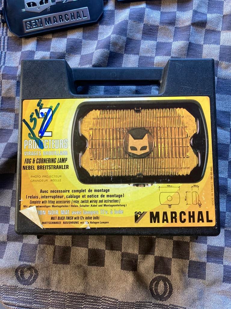 Oldtimer 1set Sev Marschal mistlampen type 750, Ophalen of Verzenden, Nieuw