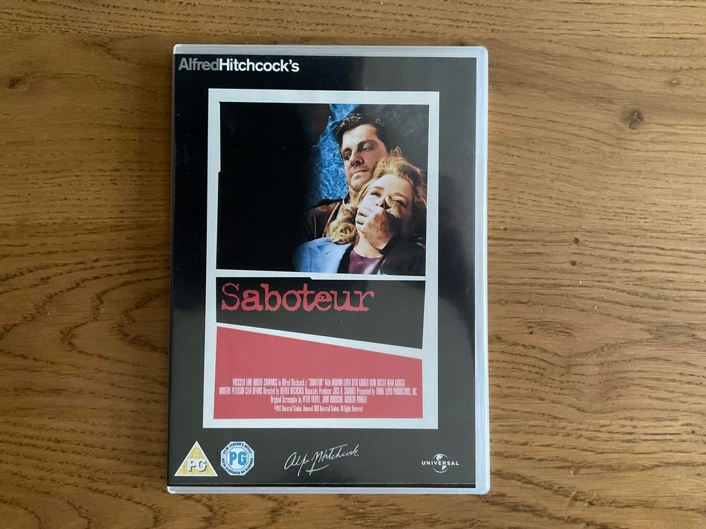 3). SABOTEUR, Hitchcock, met Robert Cummings, Priscilla Lane, Ophalen of Verzenden