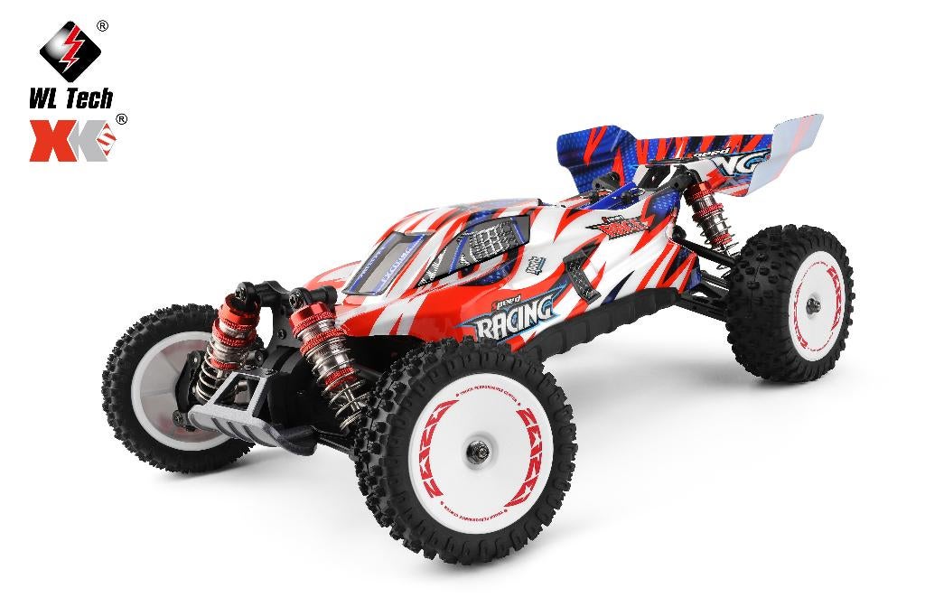 WLtoys 124008 RC Car 60KM/H WL Toys Off-Road Brushless 4WD, Hobby en Vrije tijd, Modelbouw | Radiografisch | Auto's, Elektro, Auto offroad
