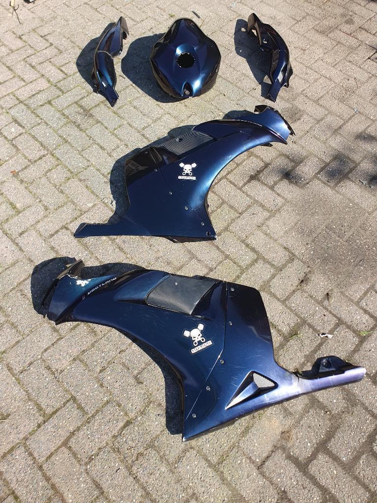 Kappen set Yamaha TZR Kuip TZR50 kuipen kap deep blue purple, Gebruikt, Yamaha, Yamaha, Kap