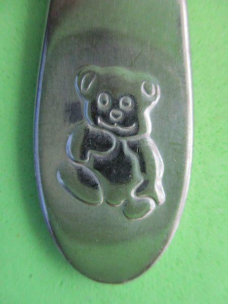 (KB5040) Kinderbestek Teddy vork, Ophalen of Verzenden, Gebruikt