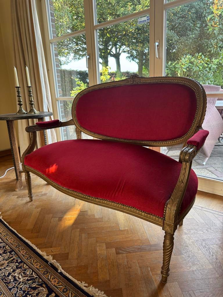 Antiek Louis XIV Bankje, Ophalen
