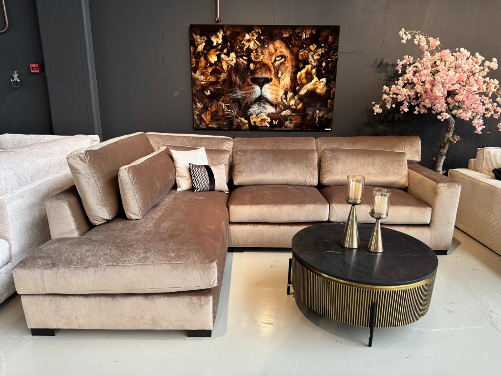 Direct leverbaar |Ribfluweel-velvet| U-bank lounge | Utrecht, Huis en Inrichting, Banken | Bankstellen, Ophalen, Info@trendvortex.com