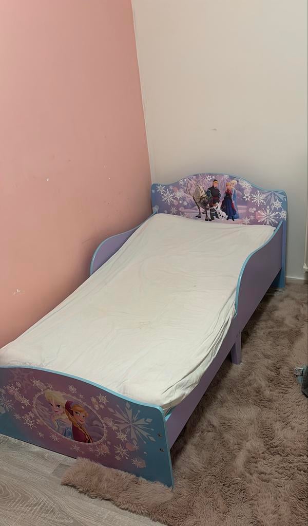 Elsa peuterbed - Frozen dromen!, Kinderen en Baby's, Kinderkamer | Bedden, Gebruikt, 70 tot 85 cm, Ophalen of Verzenden, Lattenbodem