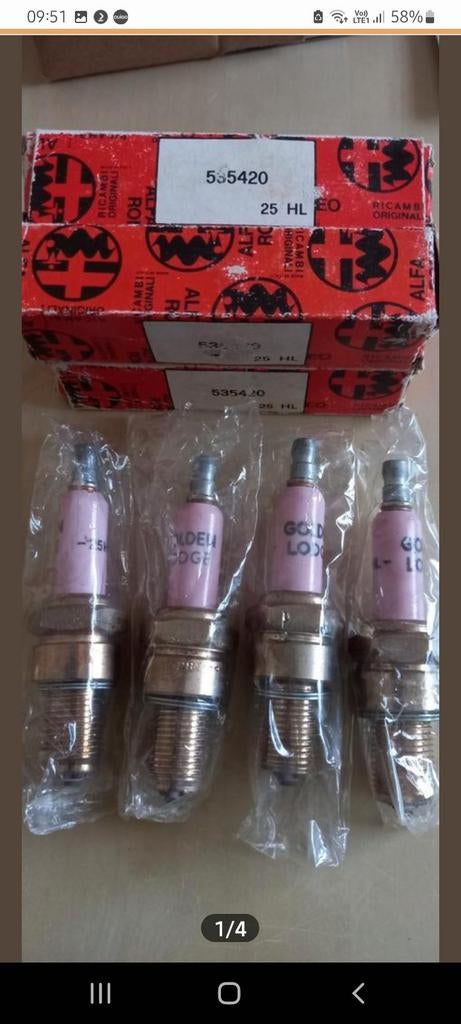 Bougie golden lodge 25hl pink voor Alfa Romeo, Ophalen of Verzenden, Nieuw, Alfa Romeo