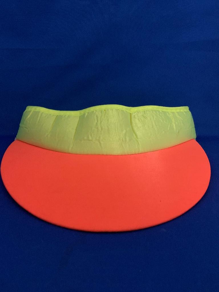 Kleurrijke zonneklep, Kleding | Dames, Hoeden en Petten, Zo goed als nieuw, One size fits all, Ophalen of Verzenden