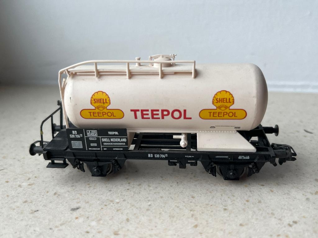 Liliput NS ho L225007 Teepol ketelwagen.zie omschrijving, Hobby en Vrije tijd, Modeltreinen | H0, Gelijkstroom, Wagon, Ophalen of Verzenden