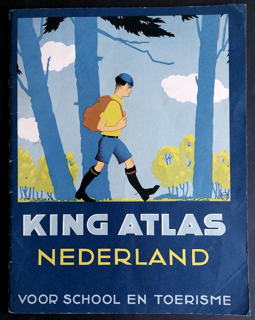 King Altlas Nederland (E28), Boeken, Atlassen en Landkaarten, Gelezen, Ophalen of Verzenden, Landkaart, 1800 tot 2000