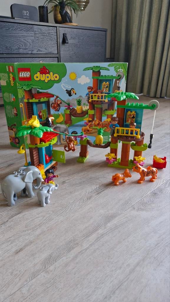 Lego Duplo Tropisch Eiland- Compleet met doos en boekje, Kinderen en Baby's, Speelgoed | Duplo en Lego, Ophalen of Verzenden, Gebruikt
