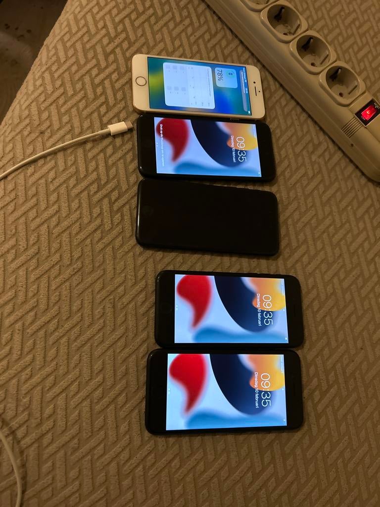 iPhone 7 & 8 - 5 stuks, Gebruikt, Ophalen of Verzenden, Klassiek of Candybar, Zonder simlock