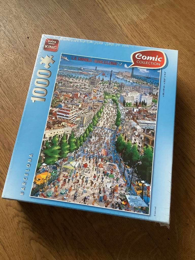 Nieuwe Puzzel Barcelona Comic Collection, 1000 stukjes, Ophalen of Verzenden, 500 t/m 1500 stukjes, Nieuw, Legpuzzel