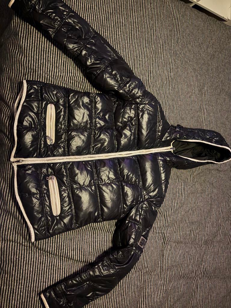Bogner Ski Jas Zwart met Witte Accenten, Kleding | Dames, Wintersportkleding, Ophalen of Verzenden, Gedragen, Maat 38/40 (M), Jack