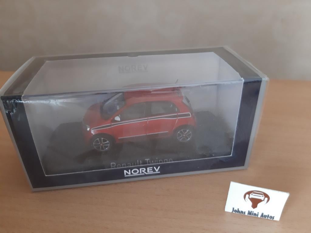 Renault Twingo Sportpack Flame Red van Norev 1:43, Auto, Norev, Ophalen of Verzenden, Norev