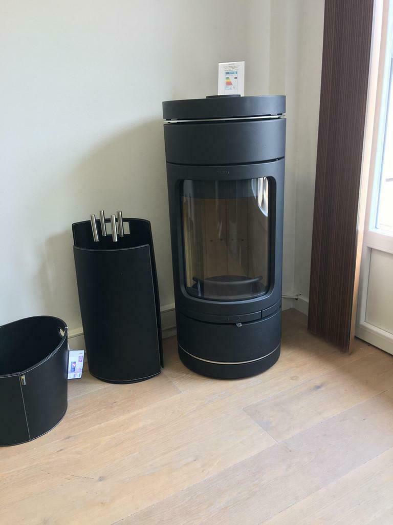 leda Novia c houtkachel 6 kw vrijgekomen uit faillisement, Huis en Inrichting, Kachels, Ophalen of Verzenden, Vrijstaand, Hout