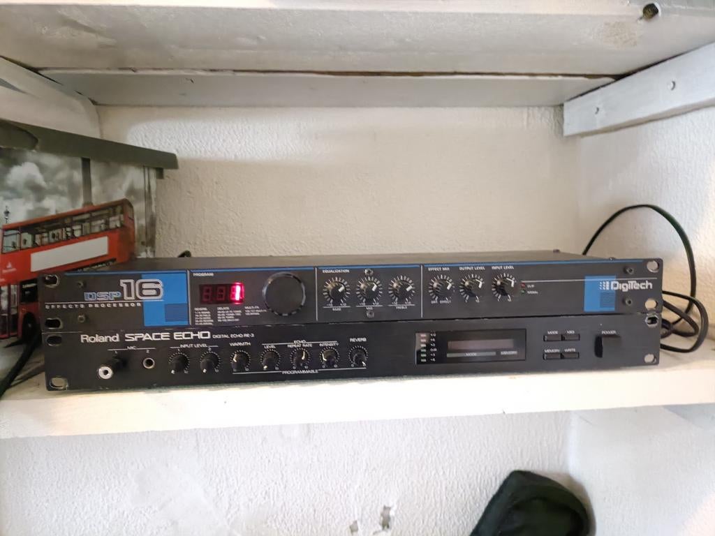 Digitech DSP16 Vintage 19" Rack Effectprocessor, Verzenden, Gebruikt, Delay of Echo