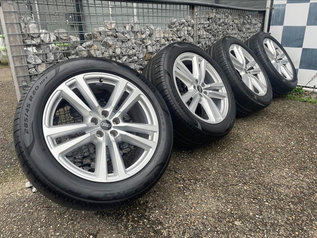 20 inch Audi Q7 velgen 5x112 Origineel + Winterbanden 7,5mm, Auto-onderdelen, 255 mm, Verzenden, Banden en Velgen, Nieuw