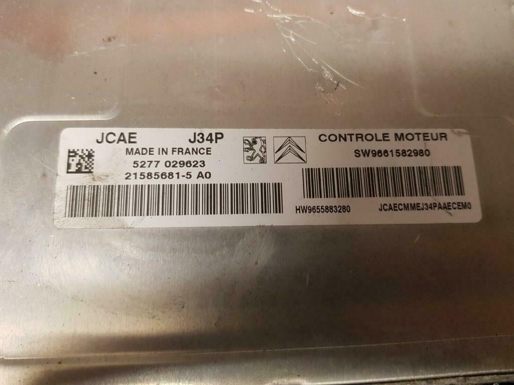 Citroen Peugeot Johnson Valeo JCAE J34P AAE V34.1 ECU, Gebruikt, Ophalen of Verzenden, PSA FCA, Psacareu 2889