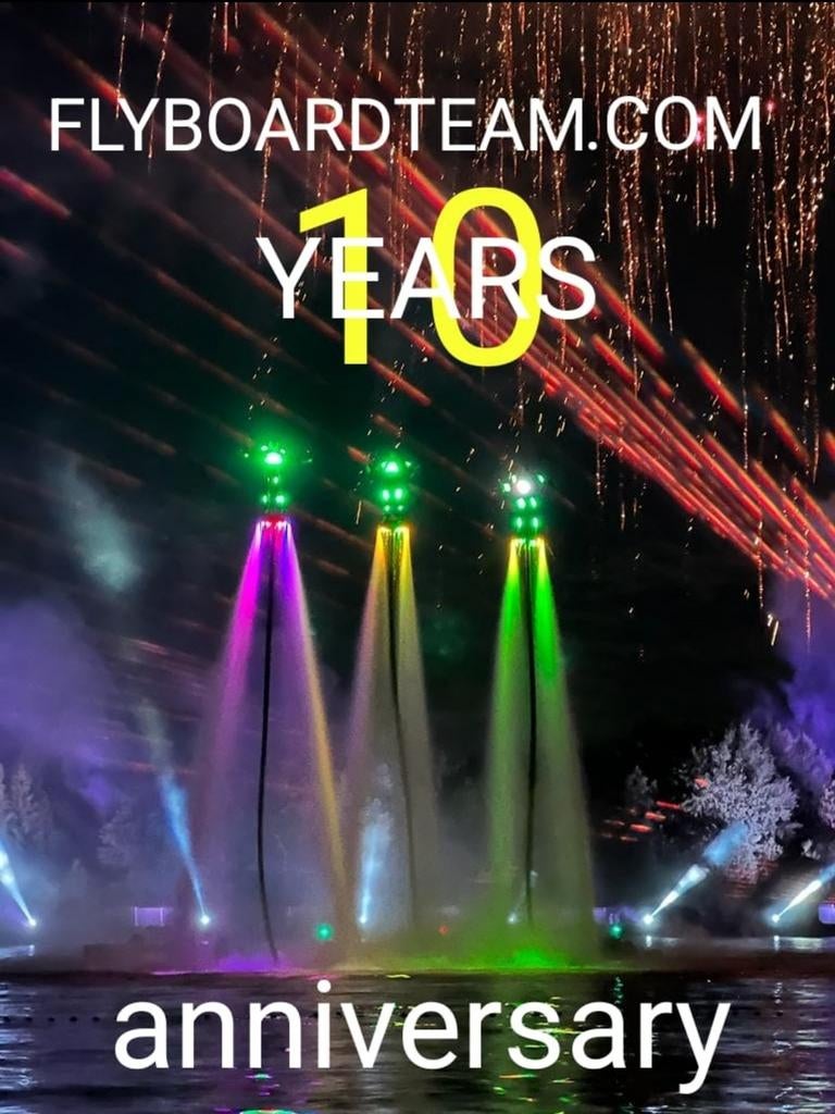 Flyboardteam 14 jaar Spectaculaire shows op wereldniveau, Watersport en Boten, Ophalen of Verzenden, Zo goed als nieuw