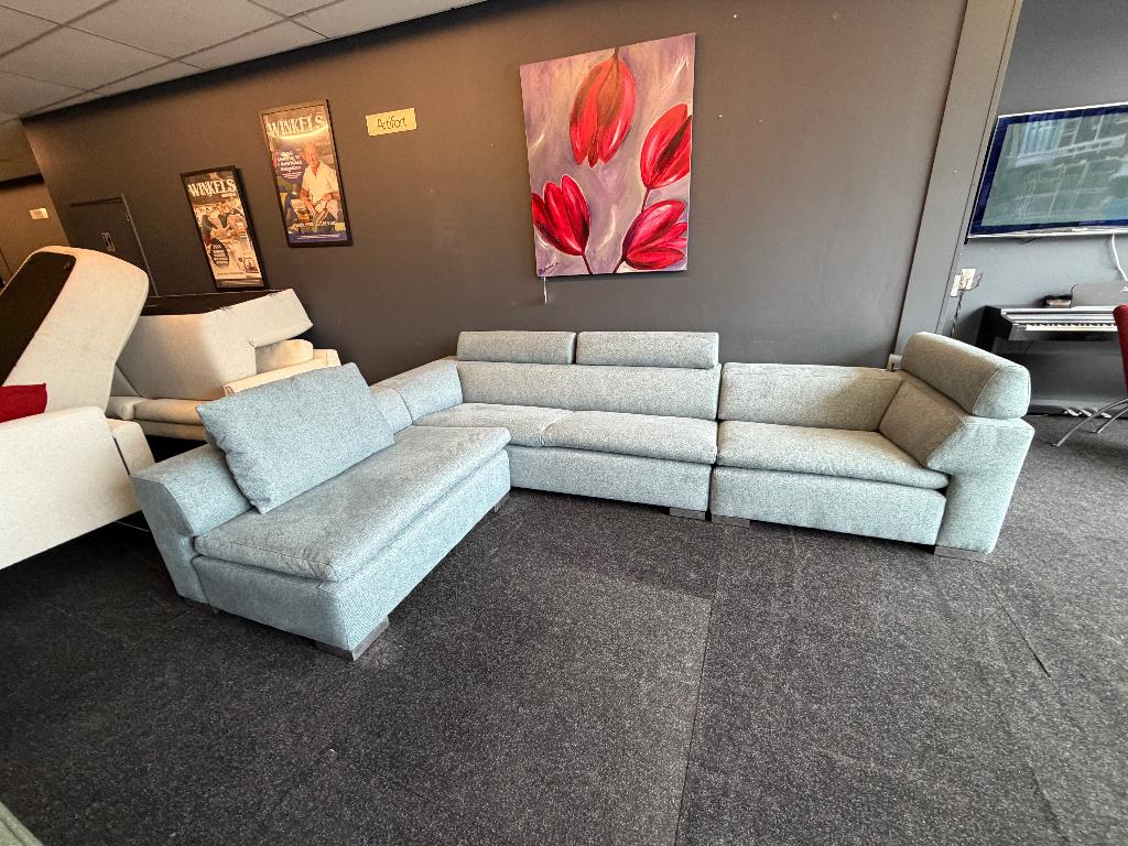 leolux how lazy hoekbank Refurbished, Hoekbank, 300 cm of meer, 75 tot 100 cm, Ophalen of Verzenden