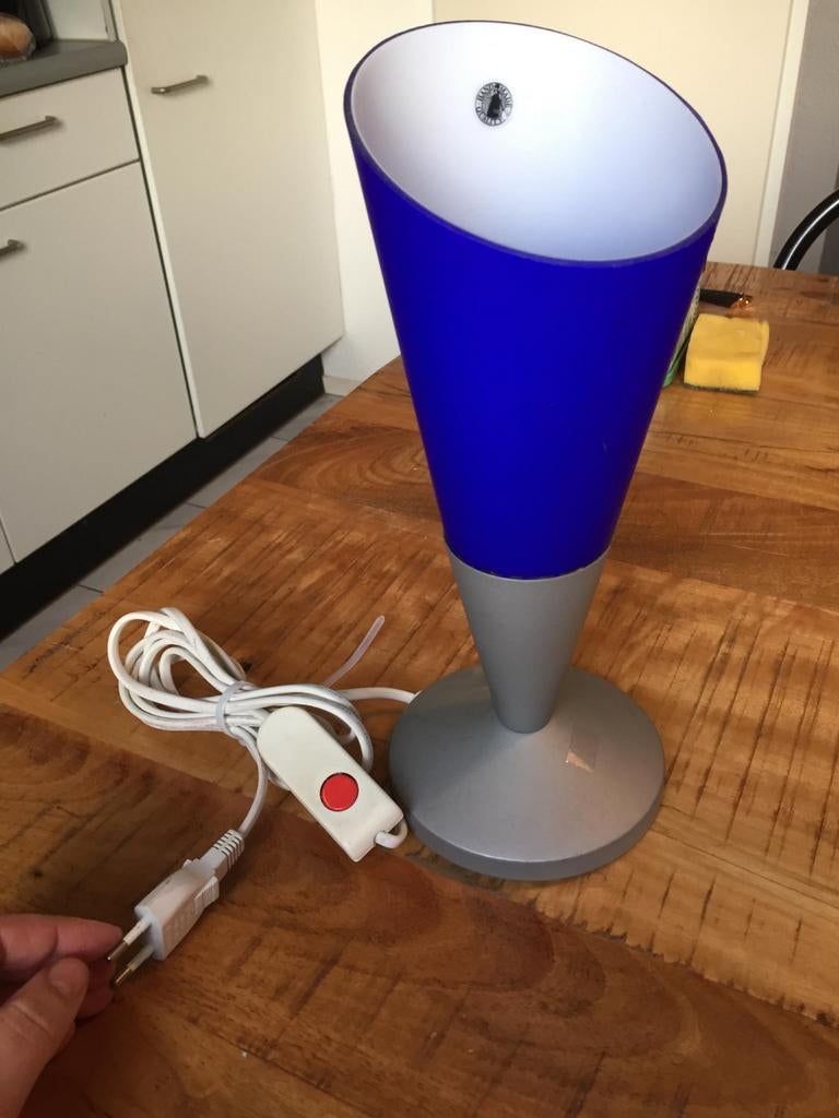 Vintage Ikea Lamp met Gebruikerssporen, Gebruikt, Vintage, Ophalen of Verzenden, Minder dan 100 cm