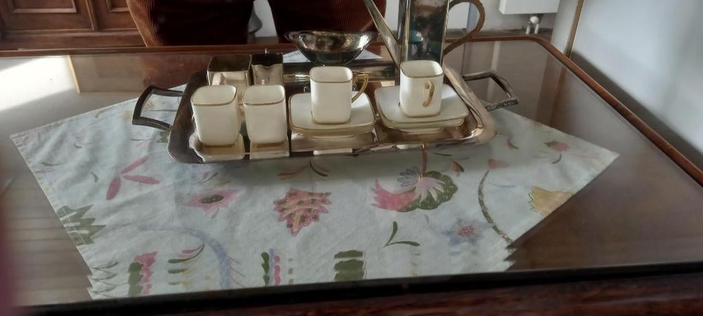 mokka servies, Ophalen of Verzenden