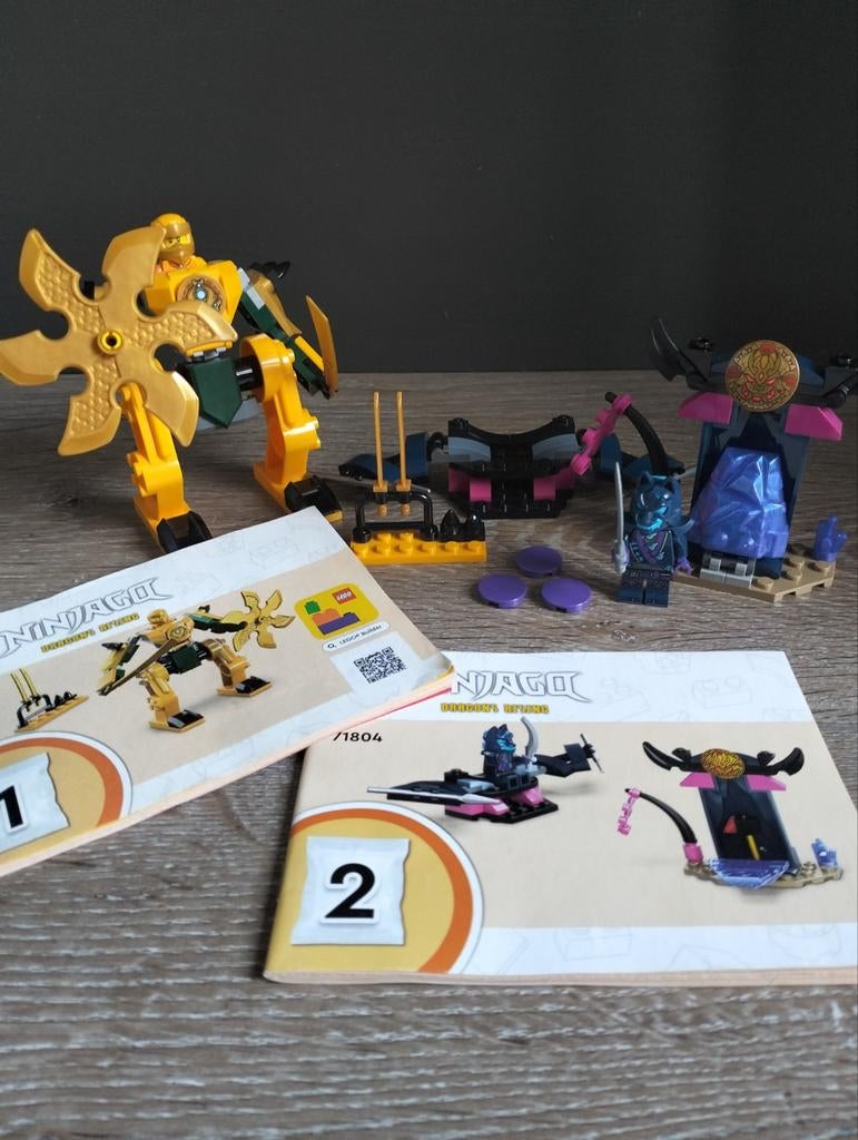Lego Ninjago 71804 Arin's Gevechtsmecha - Zo Goed Als Nieuw, Ophalen of Verzenden, Zo goed als nieuw, Complete set, Lego