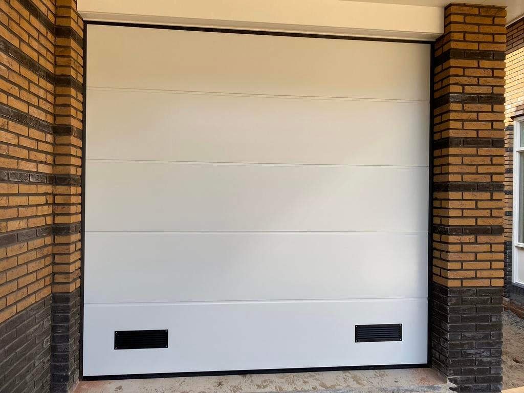 'garagedeur met motor direct leverbaar! 250x215 250x225 ', Doe-het-zelf en Verbouw, Deuren en Horren, Ophalen, Nieuw, Metaal, Garagedeur
