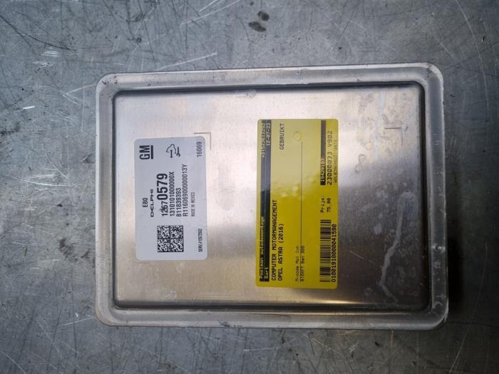 Computer Motormanagement van een Opel Astra, Gebruikt, -, -, Opel