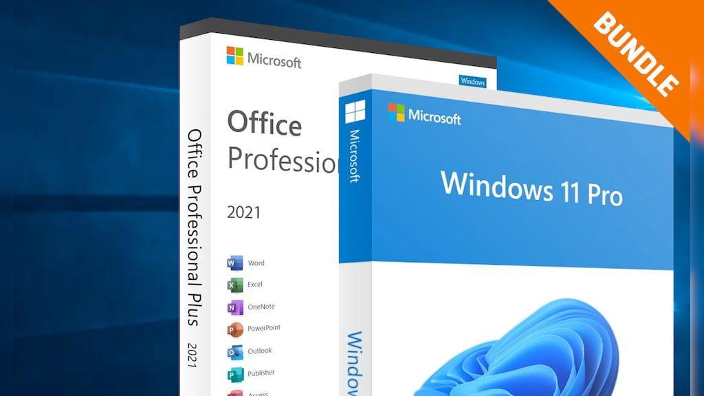 Microsoft Windows 11 Pro & Office 2021 Plus Bundle (PC), Computers en Software, Office-software, Nieuw, Windows, Access, Excel