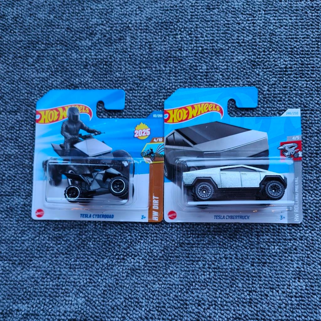 Tesla Cyberquad & Cybertruck Hot Wheels - Nieuw!, Ophalen, Nieuw, Auto