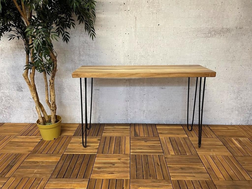 SenS-Line Sidetable Suar Hout 118cm, 100 tot 150 cm, Nieuw, Ophalen of Verzenden, 25 tot 50 cm