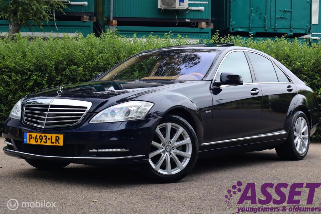 Youngtimer Mercedes S400 HYBRID V6 | schuifdak | Distronic+, Auto's, Euro 5, Achterwielaandrijving, Gebruikt, Beige