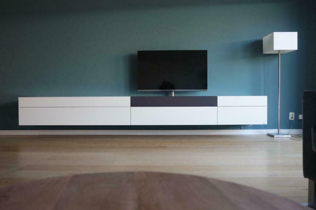 Super lange zwevende tvkast  AVS soundbar kast ARTYX ( 49 ), Ophalen, Nieuw, 50 tot 100 cm, Minder dan 100 cm