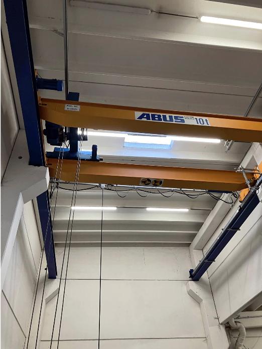 Abus bovenloopkraan 10 ton, Ophalen