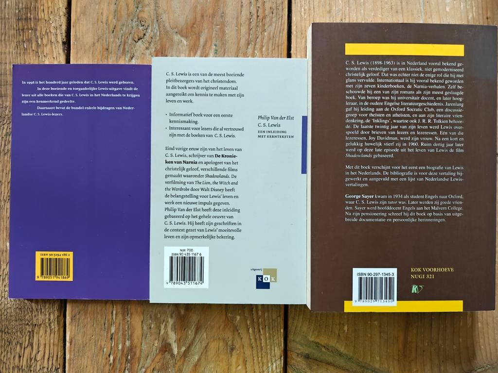 3 X Een biografie van C.S Lewis., Boeken, Ophalen of Verzenden, Zo goed als nieuw